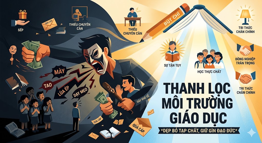 GẠT BỎ “TẠP CHẤT” SƯ PHẠM: THANH LỌC MÔI TRƯỜNG GIÁO DỤC TỪ CỐT LÕI ĐẠO ĐỨC VÀ CHUYÊN MÔN
