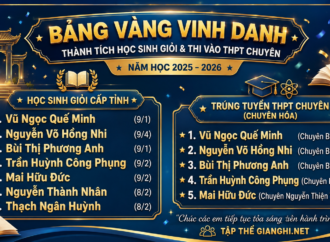 Gửi các em – những học trò đã viết nên một năm học đáng tự hào!